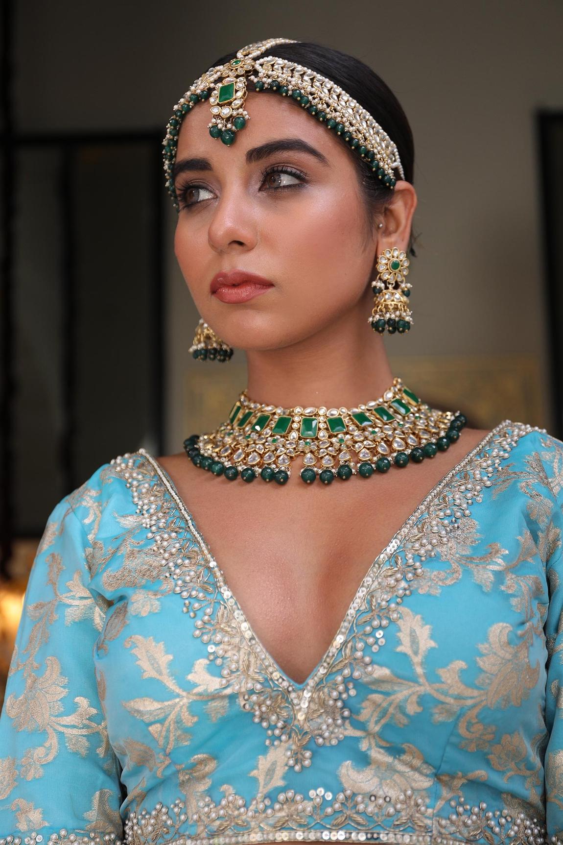 Naina Jain - Throwback to when #NainaJain Banarasi Bandhani Lehenga was  paired up with beautiful jewellery from Pretios | Facebook