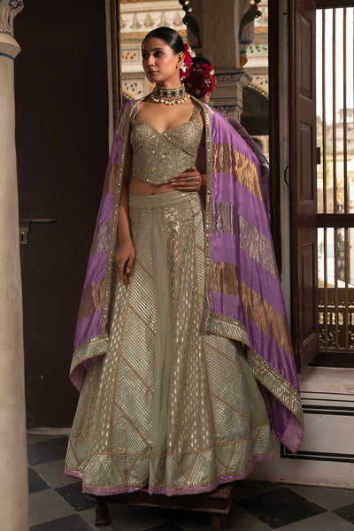 Green Lehenga Set