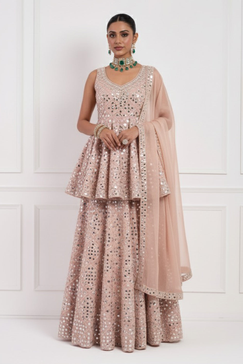 Blush Sharara Set