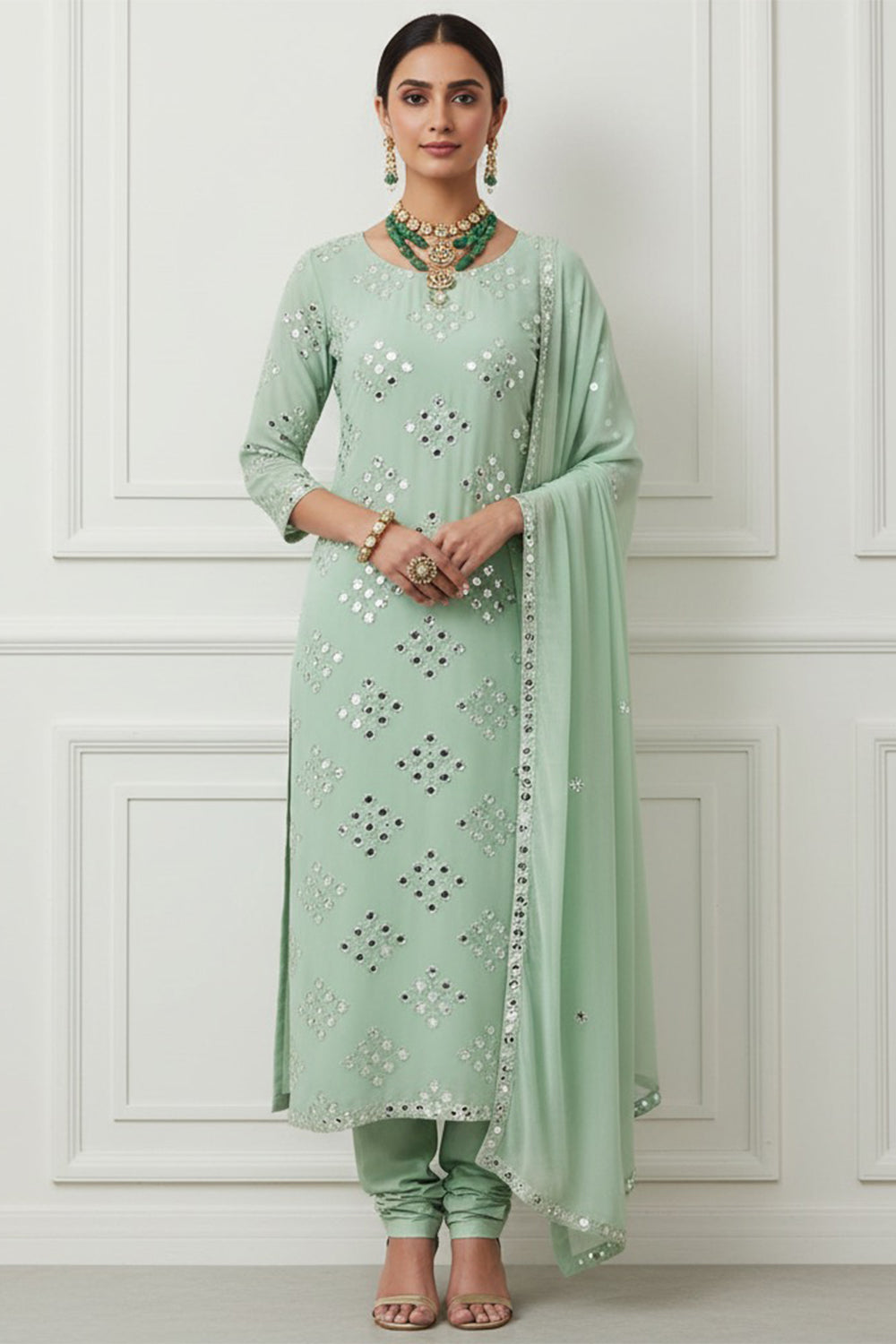 Mint Green Kurta Set