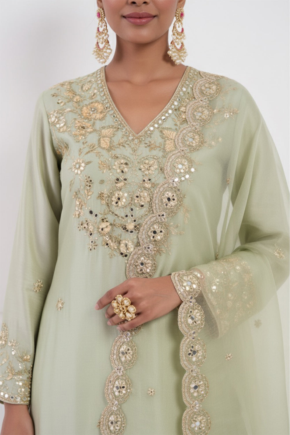 Mint Green Kurta Set