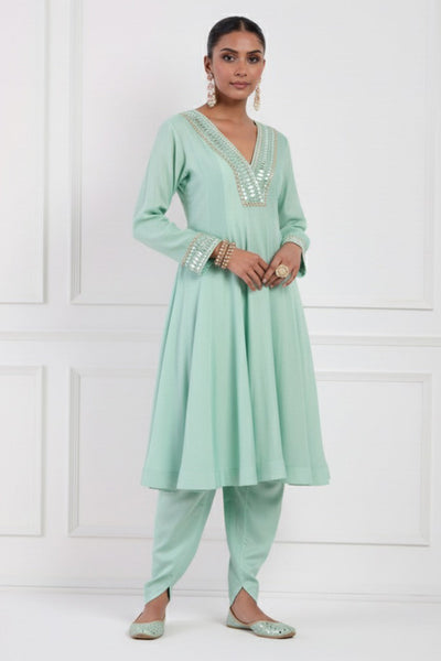Sea Green Anarkali Set