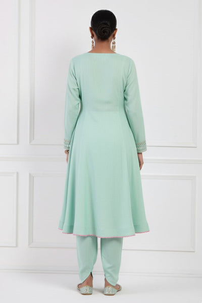 Sea Green Anarkali Set