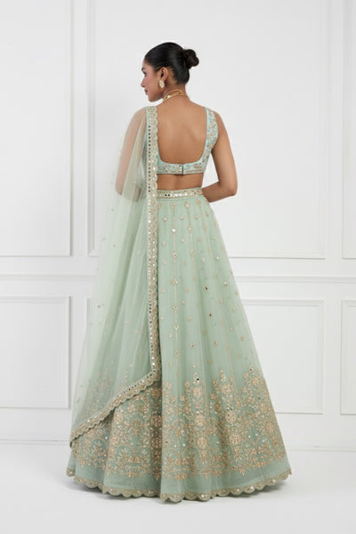Mint Green Lehenga Set