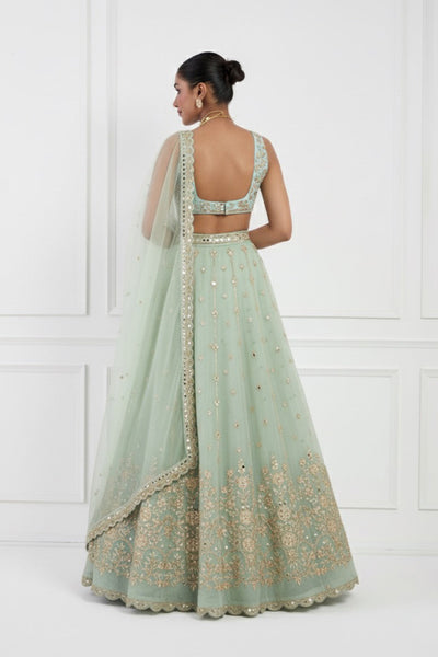 Mint Green Lehenga Set