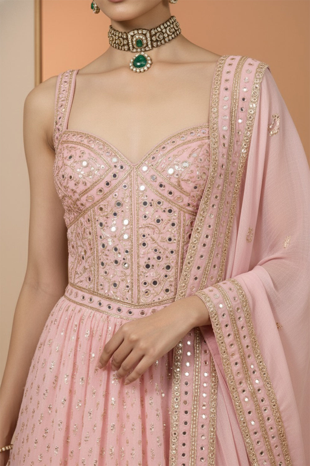 Pink Lehenga Set