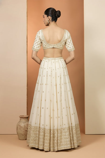 Ivory Lehenga Set