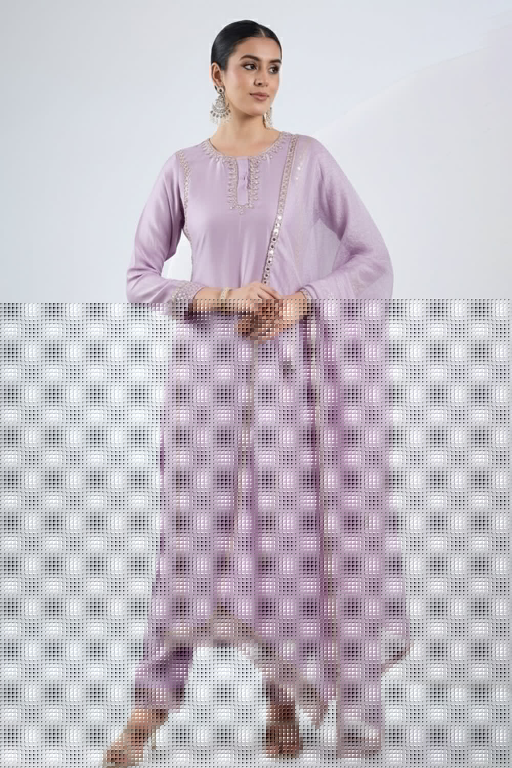 Lilac Kurta Set