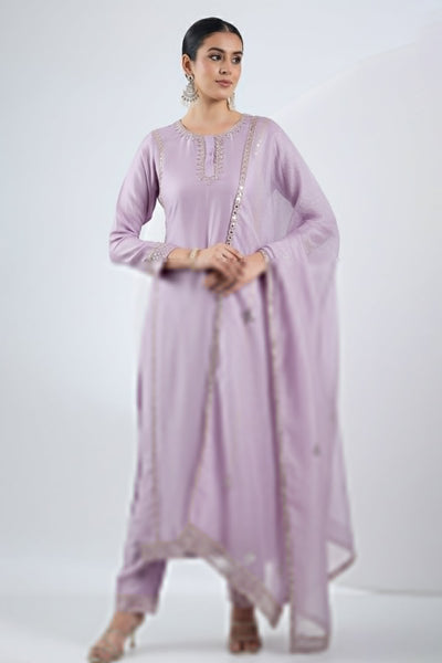 Lilac Kurta Set