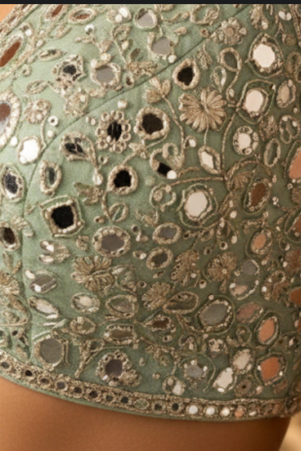 Mint Green Lehenga Set