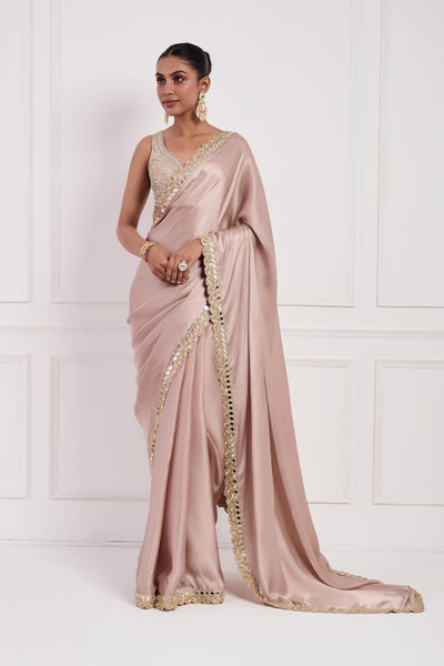 Blush Pink Saree Set