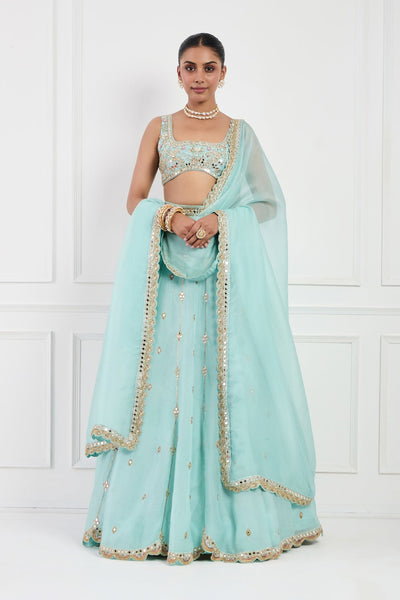 Sky Blue Lehenga Set