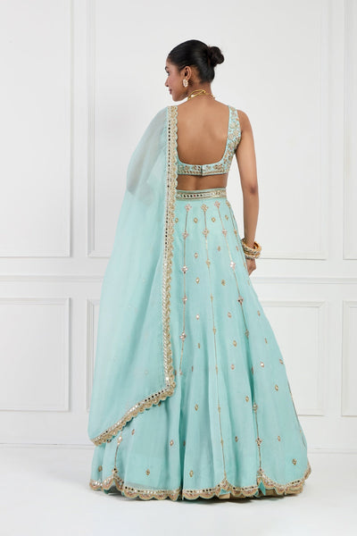 Sky Blue Lehenga Set