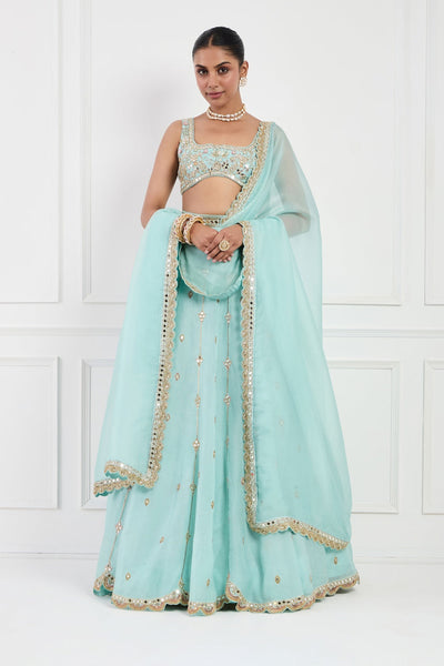 Sky Blue Lehenga Set