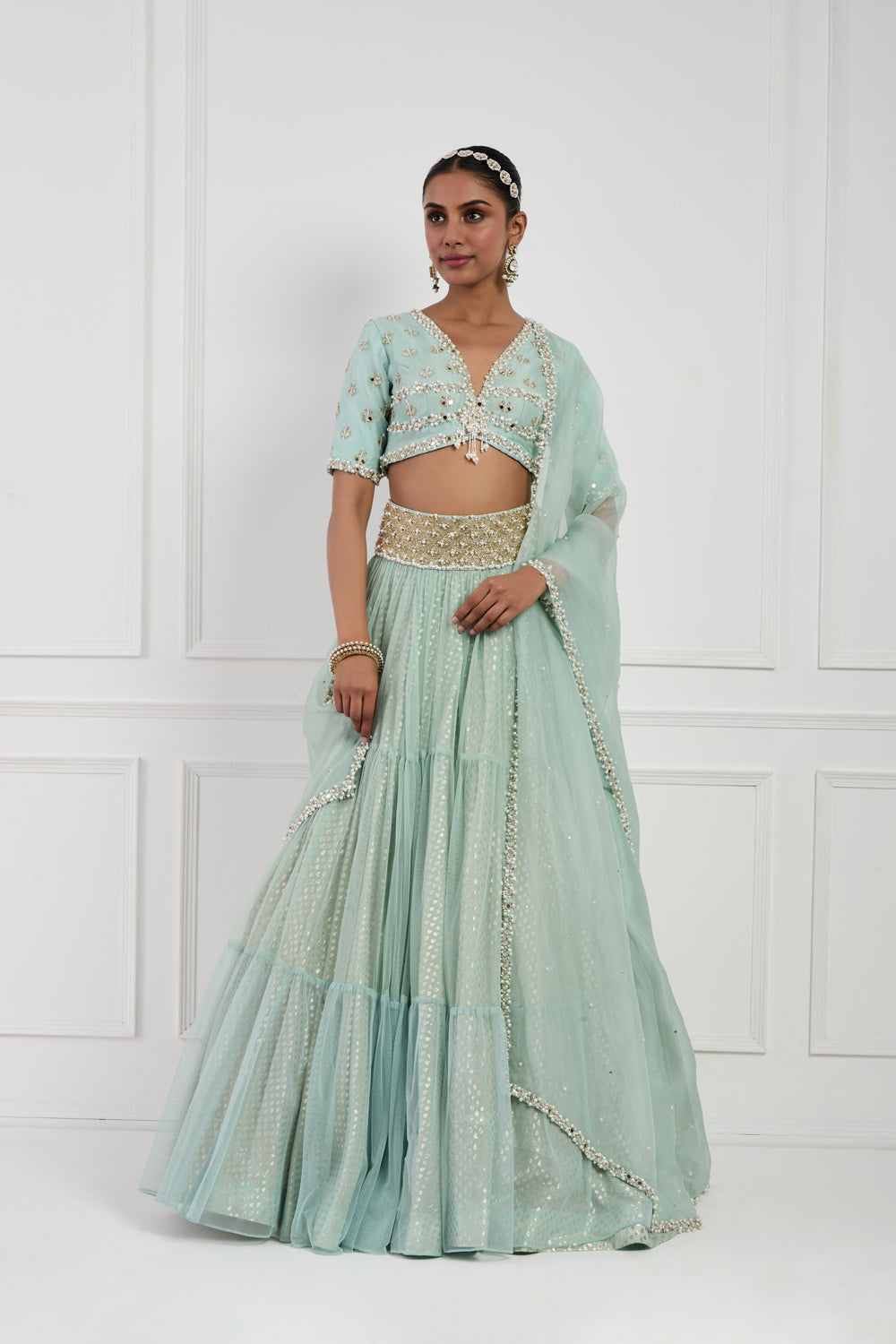 Sky Blue Lehnga Set