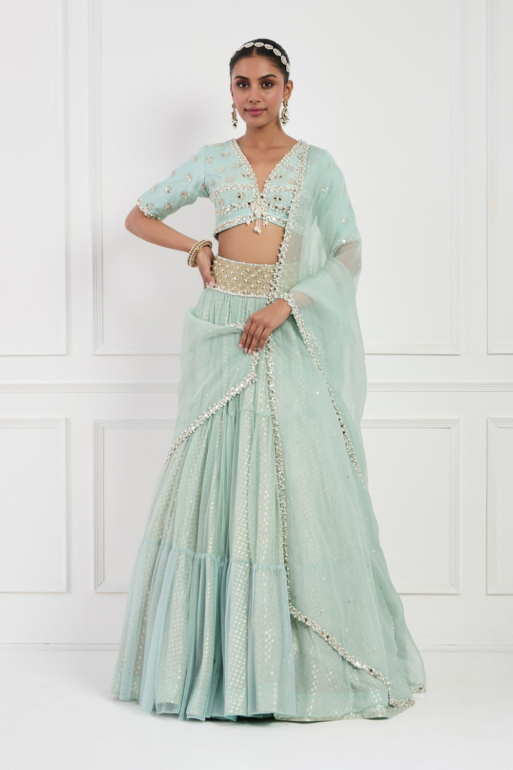 Sky Blue Lehnga Set