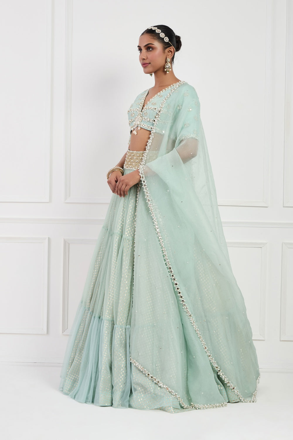 Sky Blue Lehnga Set