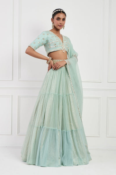 Sky Blue Lehnga Set