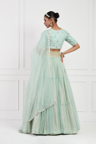 Sky Blue Lehnga Set