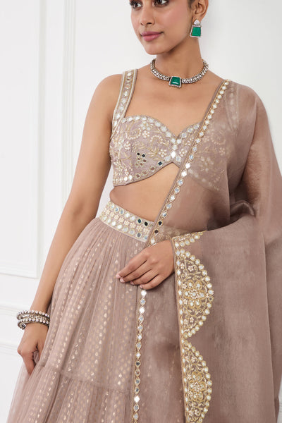 Mocha Muse Lehnga Set