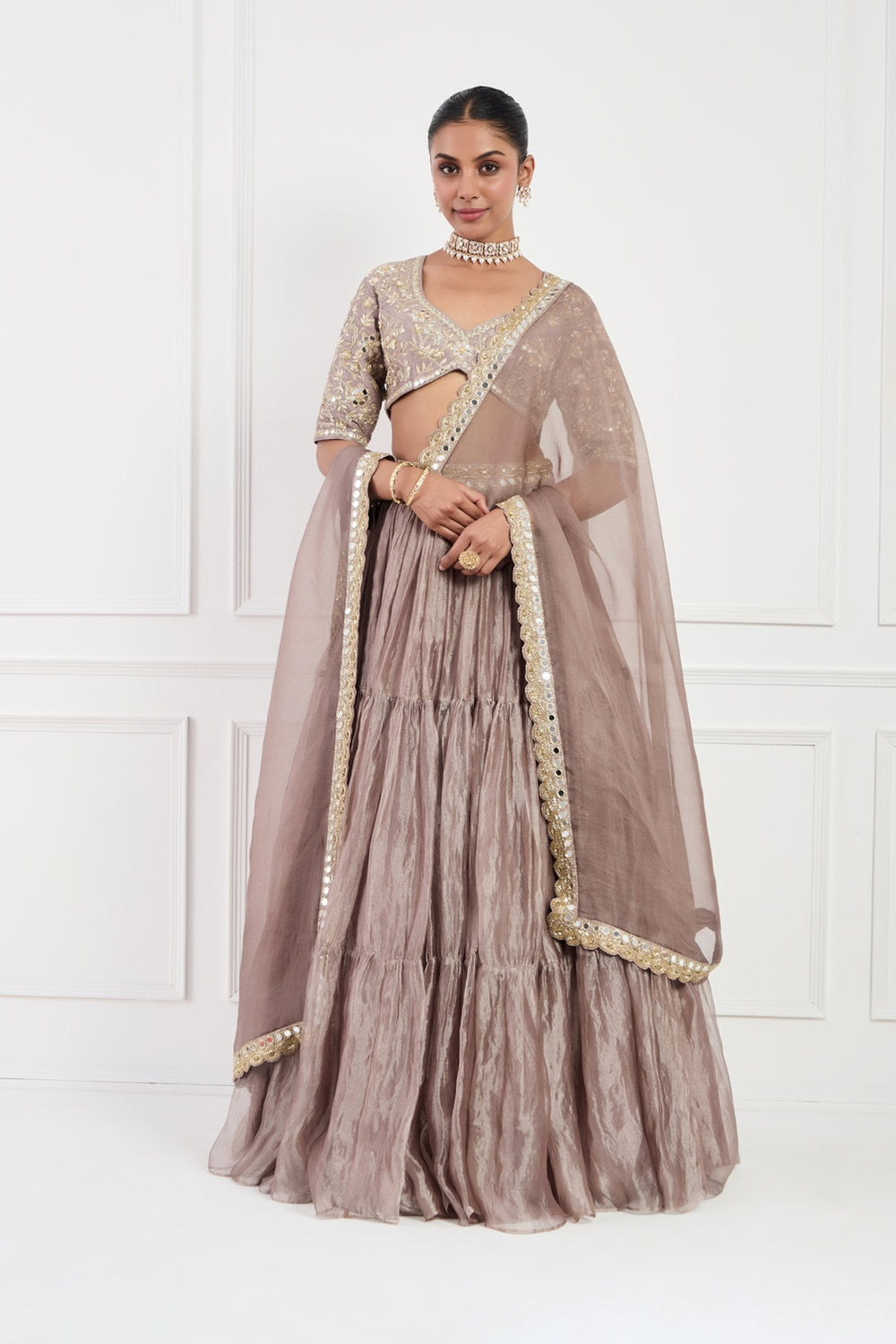 Mocha Muse Lehenga Set