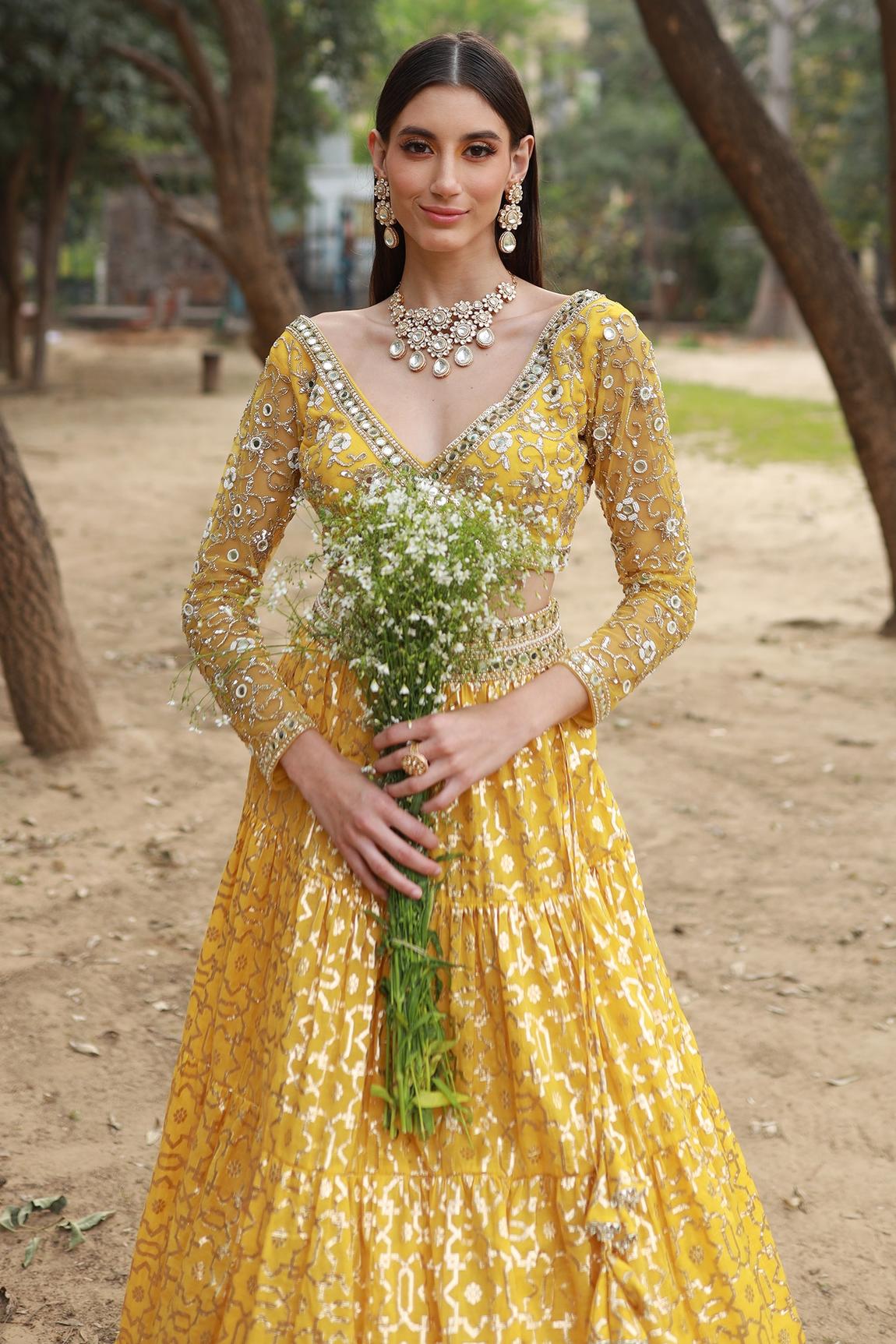 Buy White Chanderi Silk Anarkali Gown Festive Wear Online at Best Price |  Cbazaar